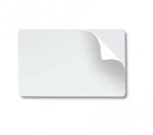 Cartes PVC Branco CR-80 adesivado