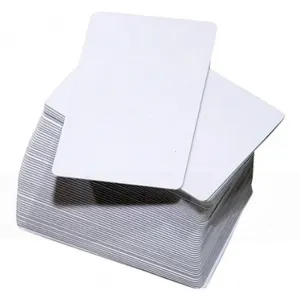 Cartes PVC Branco Padro 54mmx 86mmx 0,30mm  caixa c/ 500 unidades