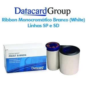 Ribbon Monocromtico Branco (White) - Linhas SP e SD