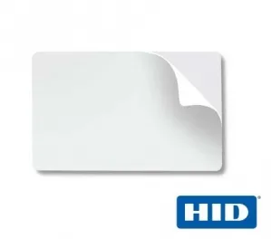 Cartes PVC Branco CR80 ADESIVADO HID