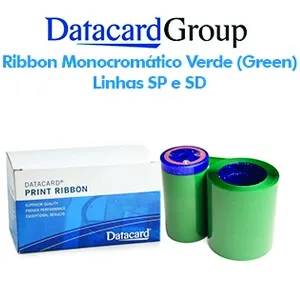 Ribbon Monocromtico Verde (Green) - Linhas SP e SD